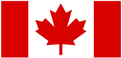 Canada Flag Decal | Maple Leaf Canadian Car Window Door Bumper Vinyl Sticer