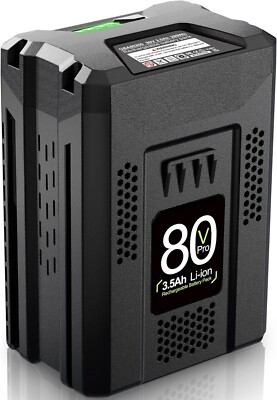 #ad 80V 3.5Ah Real Capacity Battery for Greenworks 80V Battery GBA80200 GBA80250 $59.99
