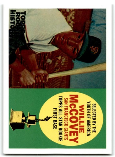 Willie McCovey #316 2018 Topps Archives Rookie History card