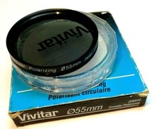 Vivitar 55mm Polarizing Circular Polarizing C-PL Camera Lens Filter