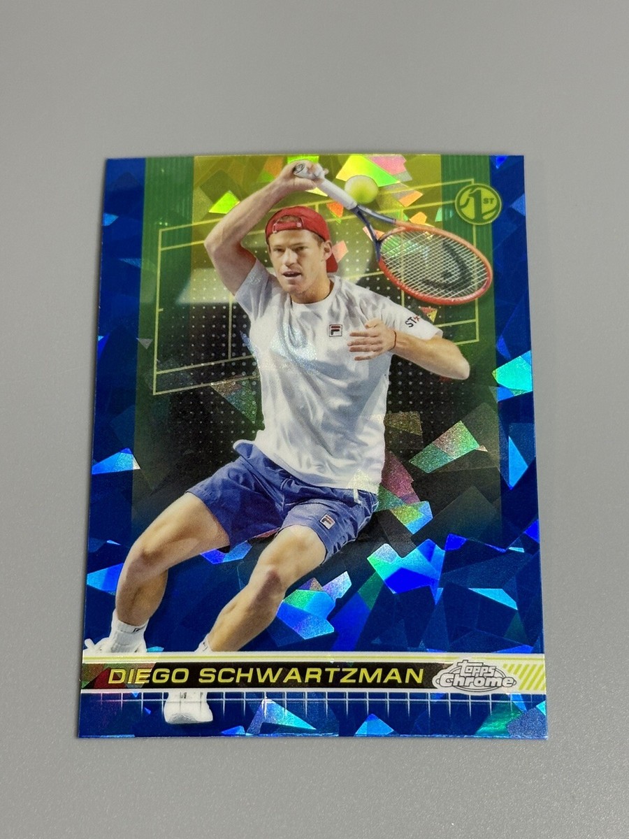 Diego Schwartzman 2024 Topps Chrome Sapphire Tennis 1st Card #124