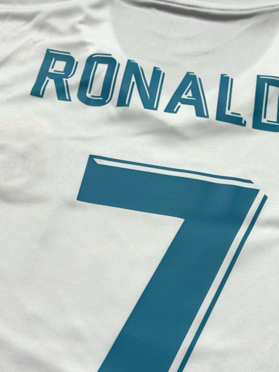 2017/18 Real Madrid Home Jersey #7 Ronaldo XL adidas Soccer La