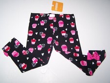 NWT Gymboree Girls Leggings Size 2T Multicolor Cupcake Hearts and Bows