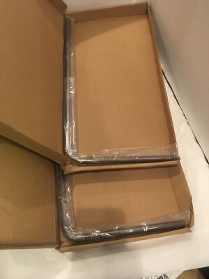 Lot Of 2 Alphacool HardTube 13/10mm 90° Messing Black Chrome 20/40cm