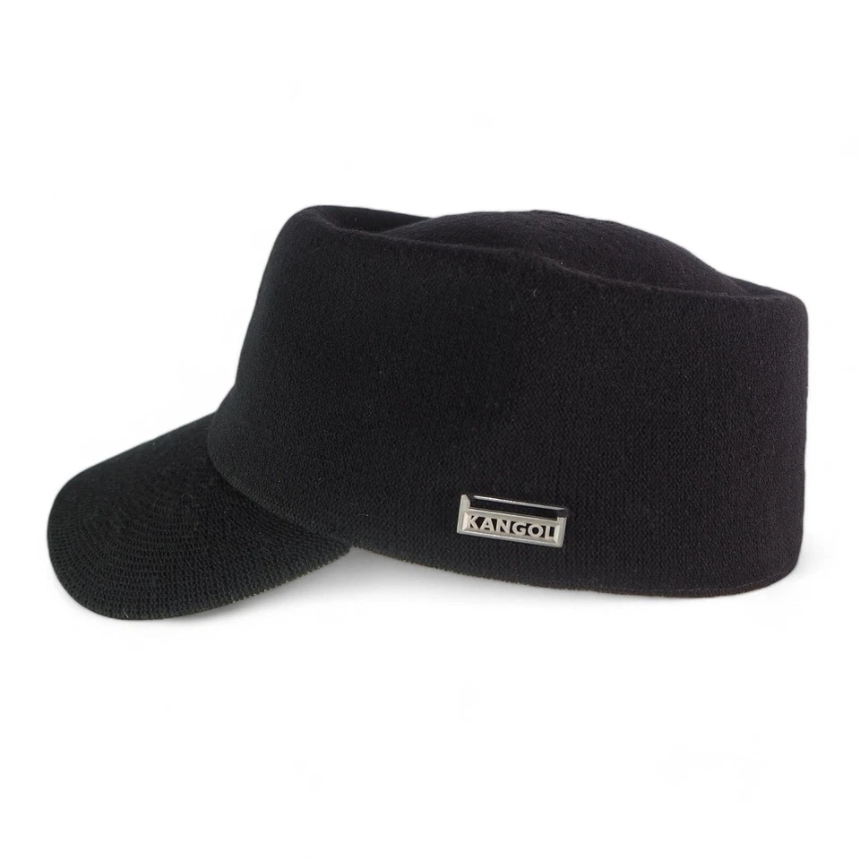 Gorra Kangol Corte + Pasta Hardee Cadet Gorra Negra CA01474 Unisex Pequeña 6 3/4 - 6 7/8 Foto 2 de 4