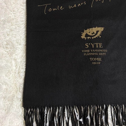 S'YTE junji ito Tomie stole muffler Black YOHJI YAMAMOTO collaboration Used - Picture 10 of 13