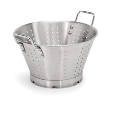 Edelstahl Sieb Nudelsieb Seiher Abgie&szlig;er &Oslash; 32 cm H 20 cm Lochung 5 mm NEU