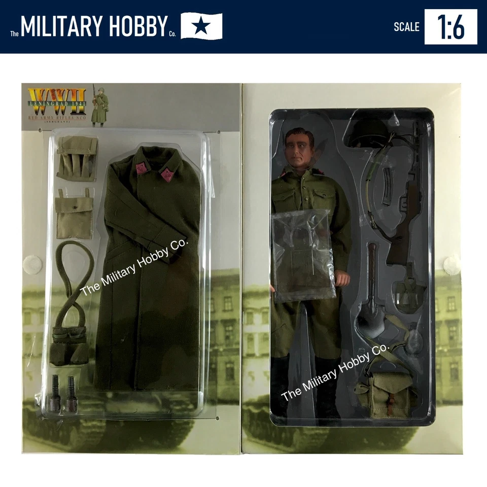 Figura de acción 1:6 Dragon Models Segunda Guerra Mundial Rifles Ejército Rojo Ruso NCo Sargento Figura Foto 2 de 3
