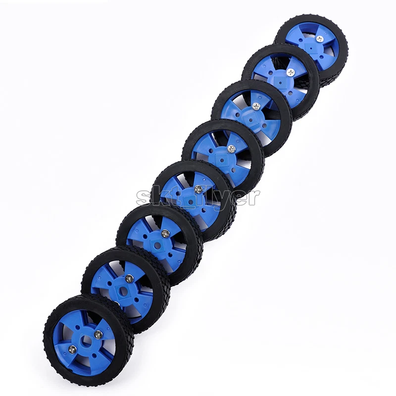 2pcs Rubber Car Tire Toy Wheels Kits Model For Robotic Car Model Toy DIY 47*21mm - Image 3 of 4
