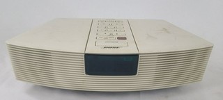 Bose Wave Radio Model AWR1 1W AM/FM Alarm Clock Beige Pre Owned