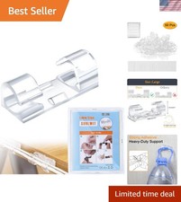 Space-Saving 50 Pcs Cable Management Clips - Strong Adhesive for Home  Office