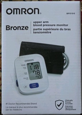 Omron Bronze Upper Arm Blood Pressure Monitor Digital Automatic BP5100