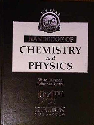 CRC Handbook of Chemistry and - Hardcover, by Haynes William M. - Very Good