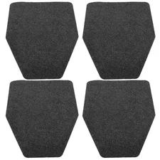 4 Pcs Commercial Bathroom Floor Mats Anti Splash Urinal Public Restroom
