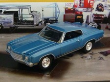 1st Gen 1970–1972 Chevrolet Monte Carlo SS 454ci V8 Sport Coupe 1/64 Scale Ltd P