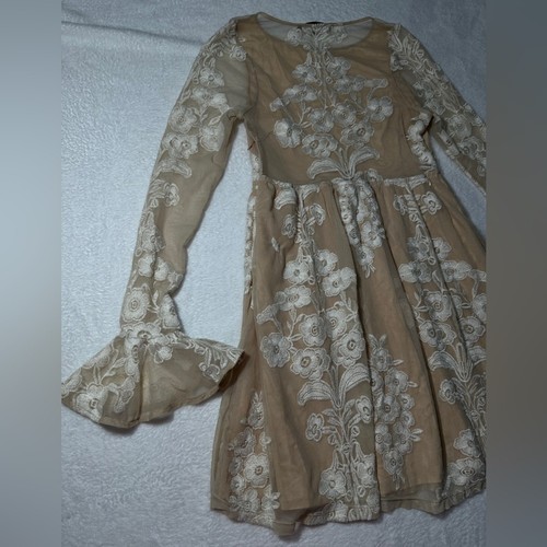 FOR LOVE & LEMONS TEMECULA WHITE LACE DRESS XSMAll - Picture 6 of 13