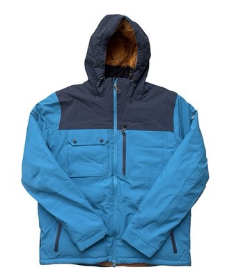 Trespass Eastwell Padded Jacket Herren XL Blau TP75 Puffer Wasserdicht Winddicht