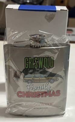 (1) Spoontiques Christmas Griswold Family Christmas National L 7oz  Metal Flask