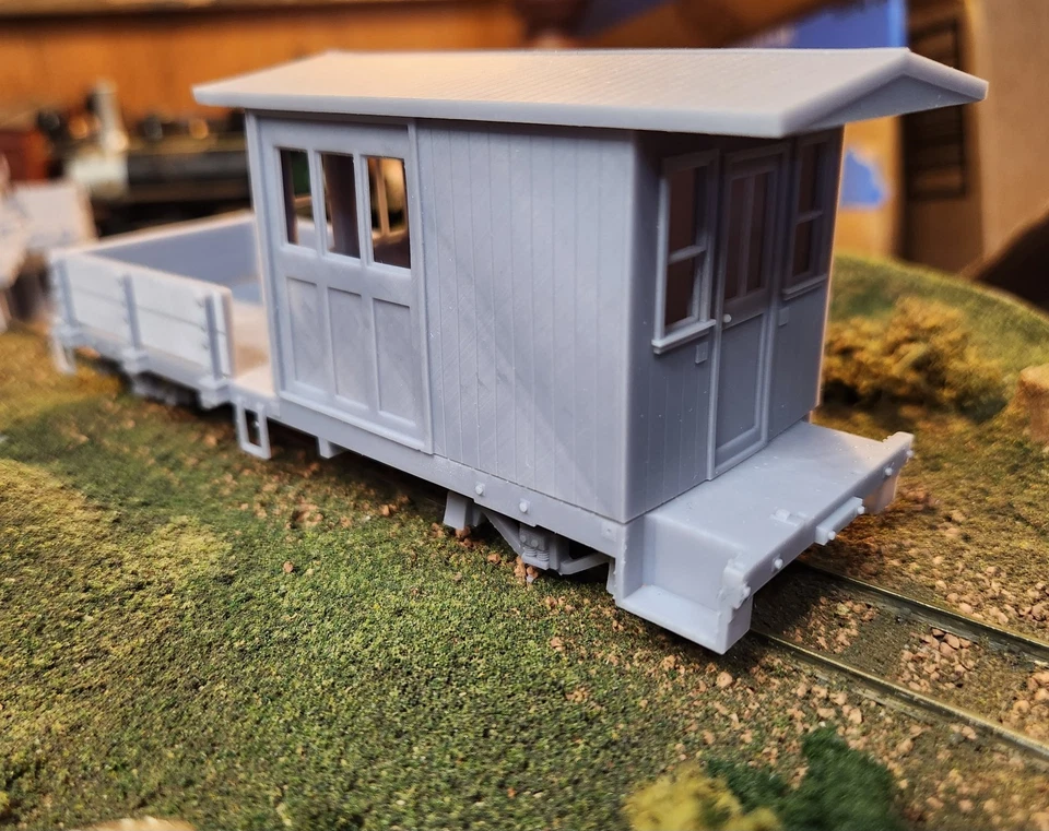 On30 Freelance Work Car With Side Boards And Tool Room 3d Printed Kit  - Image 3 of 4