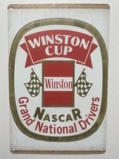 NASCAR - Winston Cup Racing Sign - Daytona Speedway - Metal Sign Wall Art