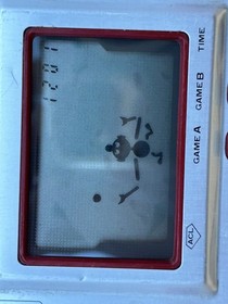 Nintendo Game & Watch BALL AC-01 1st Edition Silver Series 1980 With Box