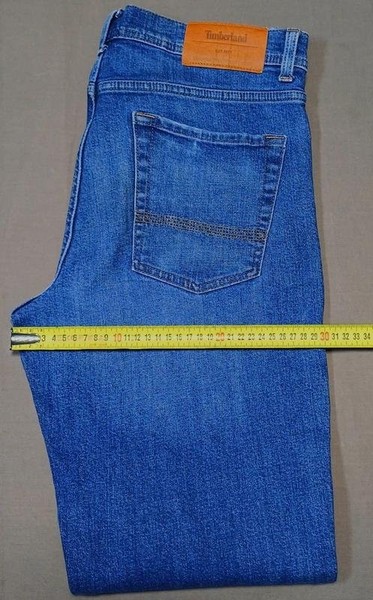 Men Timberland Jeans Navy Denim 32