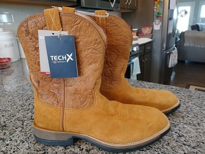 MEN'S TECH X by TWISTED X 11'' CELLSTRETCH WESTERN WORKBOOT SIZE 14D NEW W/ TAGS