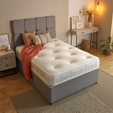 Image of Monaco 8" Memory Foam & Spring Mattress | Single | UK Made