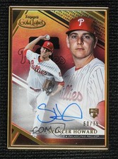 2021 Topps Gold Label Framed Auto Black 60/75 Spencer Howard #FA-SH Auto 9hx