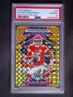 2023 Panini Mosaic Patrick Mahomes II #251 Reactive Yellow PSA 10