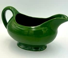 Fiesta Gravy Sauce Boat Green Made In USA Holiday Collector Excellent Condition