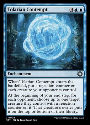 4x Tolarian Contempt - Foil MTG March of the Machine: the Aftermath NM Magic Foi