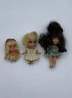 VTG 1965 Mattel Liddle Kiddles Doll Lot Telly Viddle Lola Locket Laverne Lucky