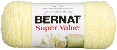 3er Pack - Bernat Super Value Solid Garn - Gelb - 164053-7445