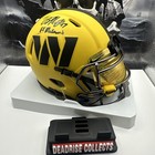 TERRY McLAURIN  Custom SIGNED WASHINGTON COMMANDERS RAVE SPEED MINI HELMET F1 — photo 1
