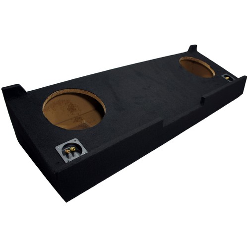 2007-2013 Gmc Sierra Crew Cab Truck Dual 10" Custom Sub Subwoofer Enclosure Box - Picture 1 of 4