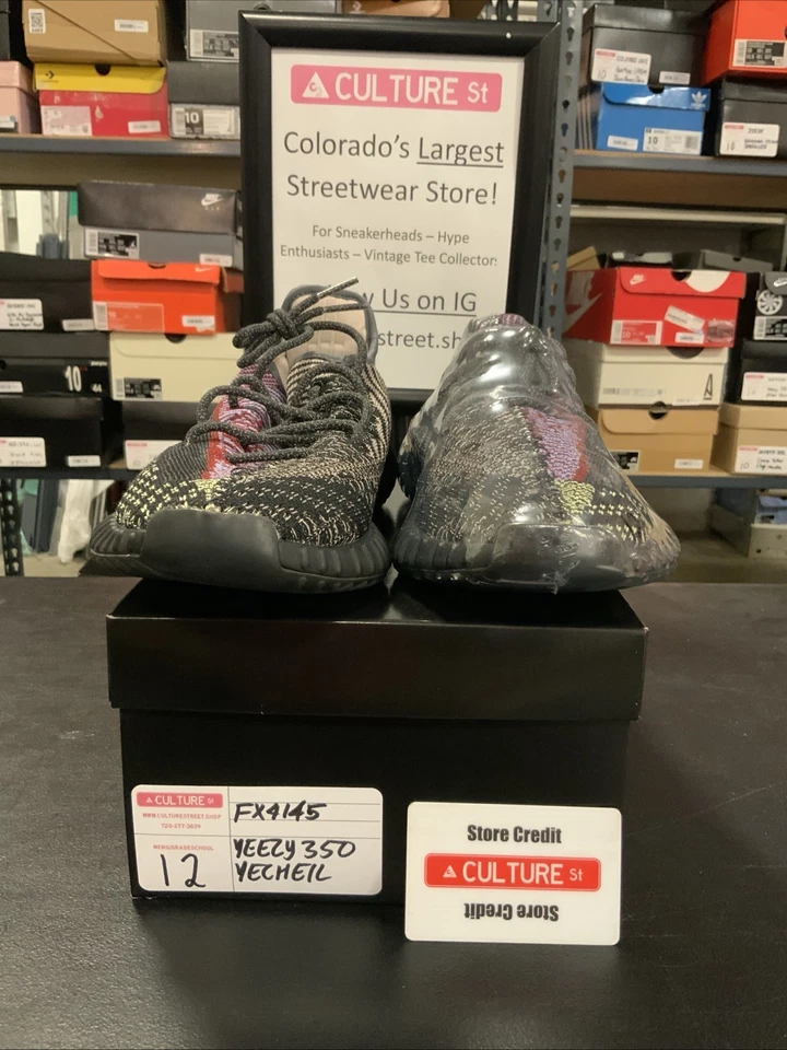 Talla 12 - Adidas Yeezy Boost 350 V2 Yecheil Reflectante Foto 3 de 4