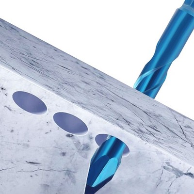 Multi Purpose Drill Bit Hex Bit Multi-size for Stone & Plastic Surfaces