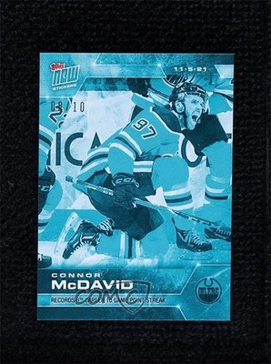 2021-22 Topps Now NHL Stickers Ice 8/10 Connor McDavid #79 05bx