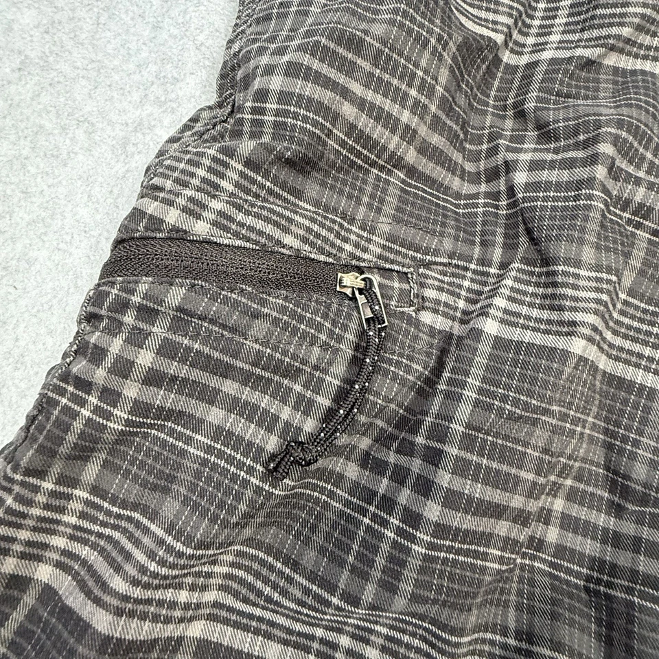 Pantalones Cortos Columbia Para Hombre Cool Creek Elastizados a Cuadros Cortos Gris Negro Omni-Mecha Talla 30 Foto 2 de 4