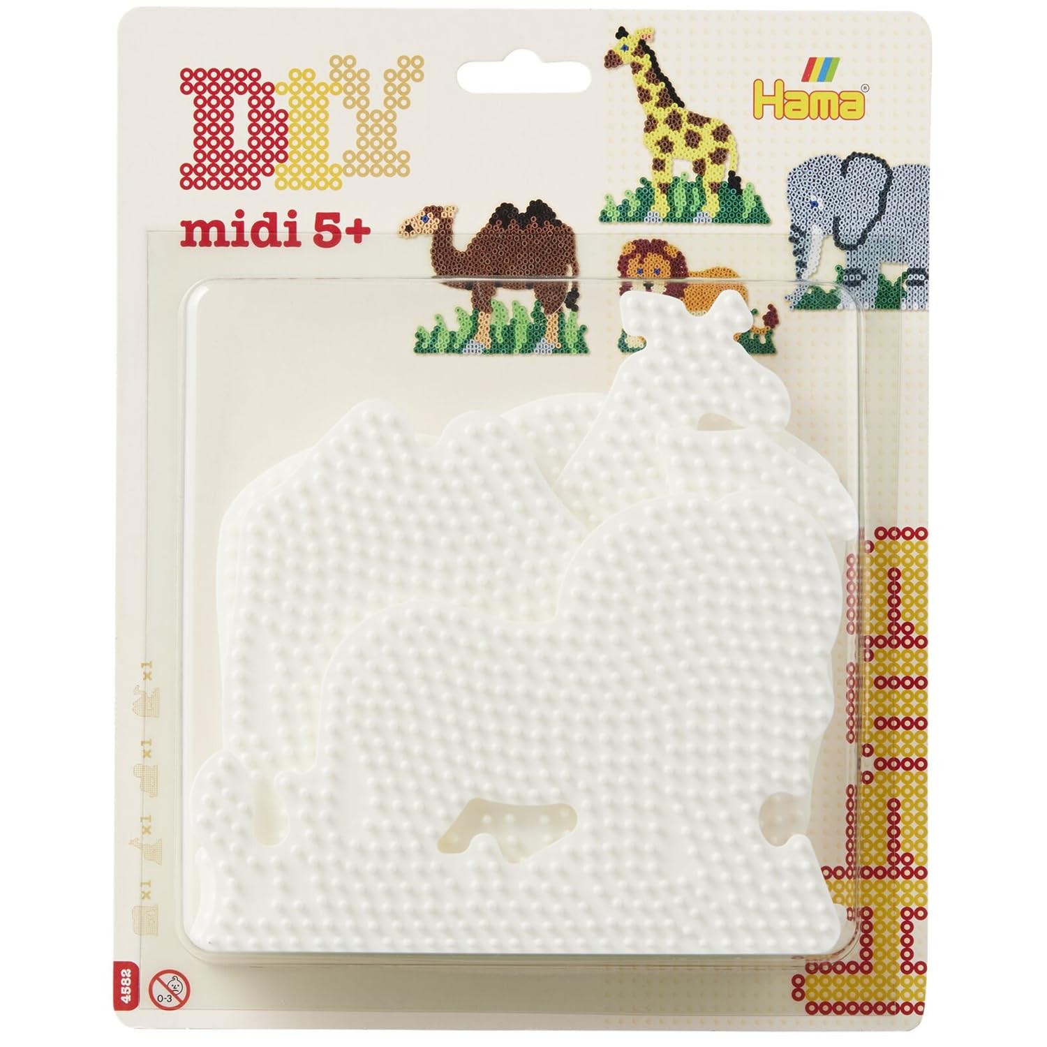 Four Animal Mixed pegboard Set