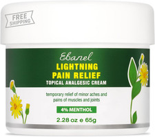 Menthol Arnica Gel with Hemp Oil, Emu Oil, MSM, and Camphor for Pain Relief