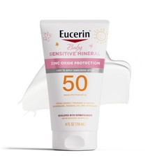 Eucerin Sun Sensitive Mineral Baby Sunscreen 4 Fl Oz Pack of 1 , White