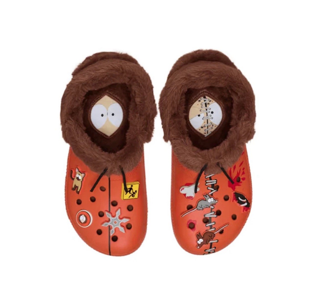 Crocs x South Park Kenny Faux Fur Clogs Size 11 Men