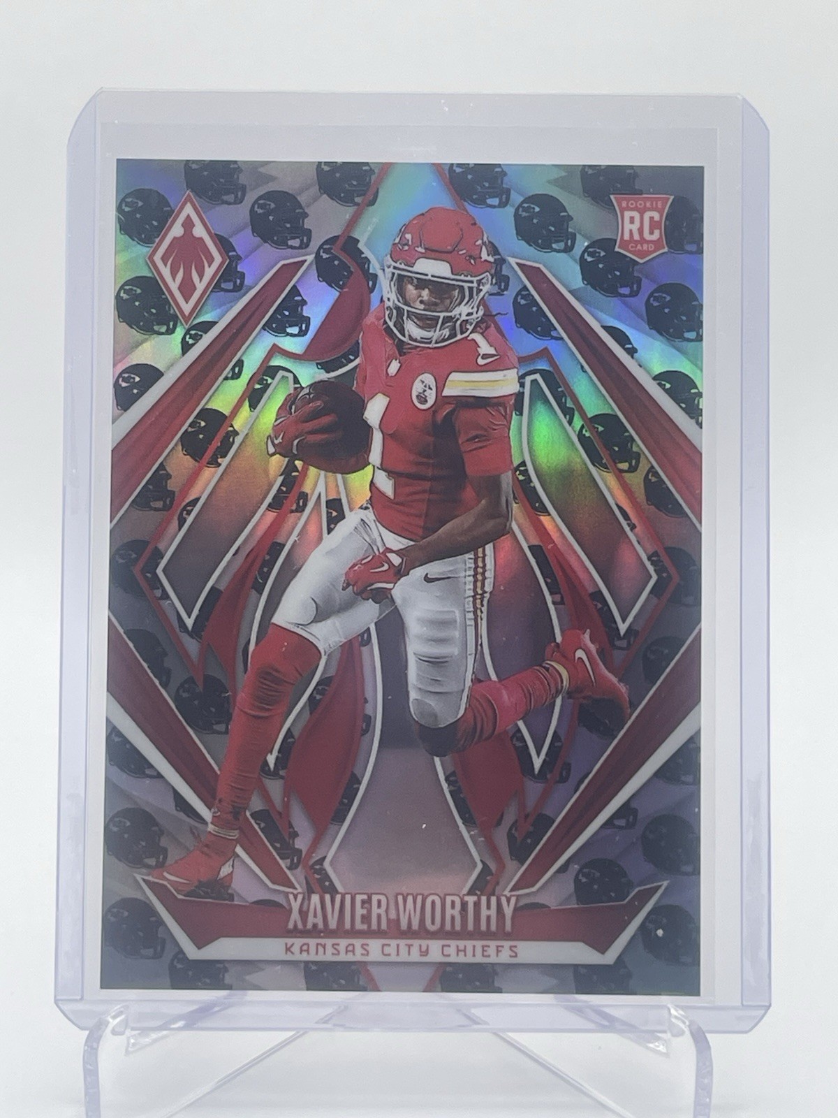 2024 Panini Phoenix - Rookies Xavier Worthy #250 Team Helmet 248 /399 (RC)