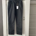 Quince Men Comfort Stretch Traveler 5-Pocket Pants -Straight Dark Charcoal 33X34