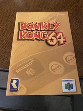 Donkey Kong 64 Nintendo 64 N64 Instruction Manual Booklet ONLY