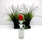 Vintage Anchor Hocking Wexford Glass Cruet with Stopper Clear 8 oz / Collectible