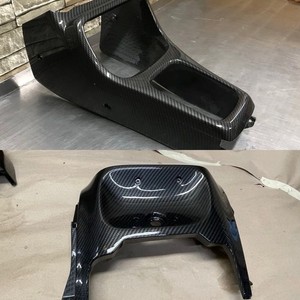 96-00 Civic 2x Combo CARBON Fiber Hydro Dip Shifter Console 12v Dash Trim