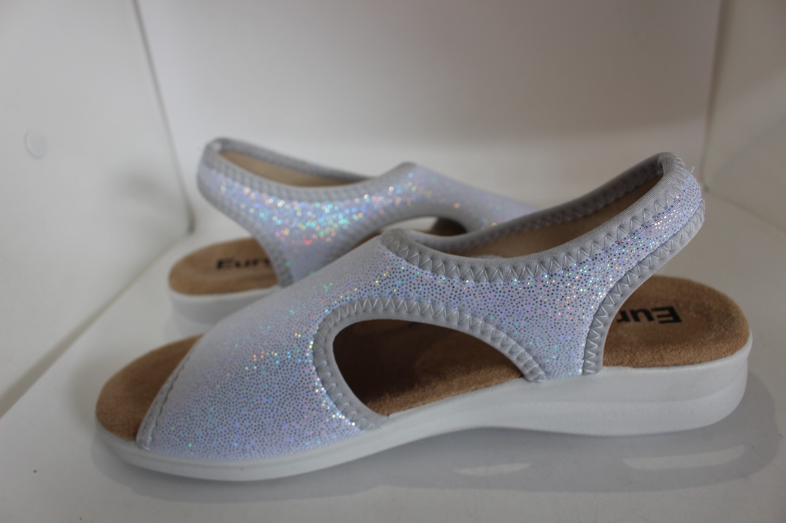 SHOES/FOOTWEAR - Euroflex Sandal Tuscany white shimmer